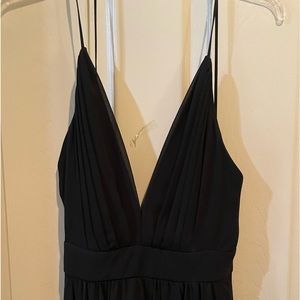 Long black flowy  dress